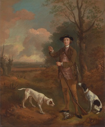 Major John Dade fra Tannington, Suffolk af Thomas Gainsborough RA