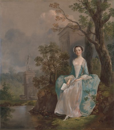 Portræt af en kvinde af Thomas Gainsborough RA