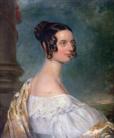 Catherine Gandy, født Hyde, ca. 1837-38 af Thomas Gandy