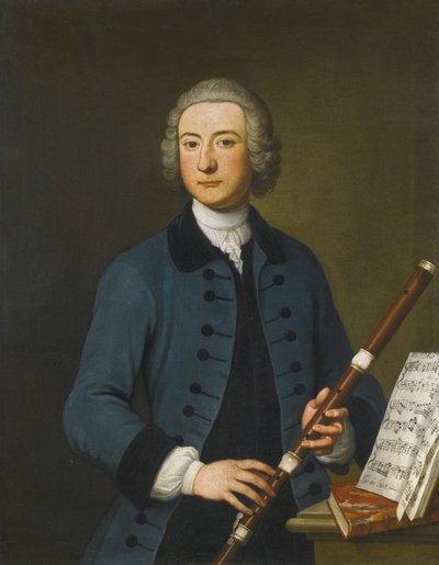 Portræt af Lewis Christian Austin Granom, 1743 af Thomas Gibson