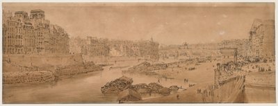 Et udvalg af tyve af de mest maleriske udsigter i Paris..., 1802. af Thomas Girtin
