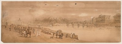 Et udvalg af tyve af de mest maleriske udsigter i Paris, 1802. af Thomas Girtin