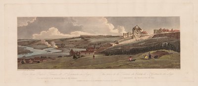 Et udvalg af tyve af de mest maleriske udsigter i Paris: Udsigt fra Palace Terrace, 1803. af Thomas Girtin