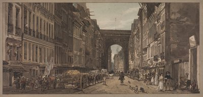 Et udvalg af tyve af de mest maleriske udsigter i Paris: Udsigt over St. Denis-porten taget fra forstæderne af Thomas Girtin