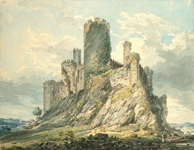 Conway Castle, c1793 af Thomas Girtin