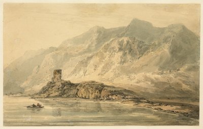 Dolbadarn Castle af Thomas Girtin
