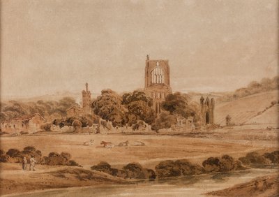 Kirkstall Abbey af Thomas Girtin