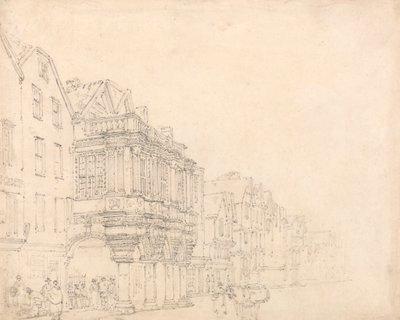 The Guildhall, Exeter af Thomas Girtin