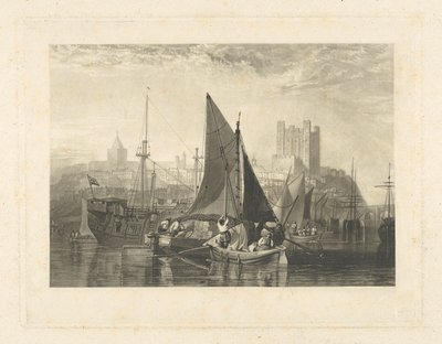 Rochester, ved floden Medway af Thomas Goff Lupton