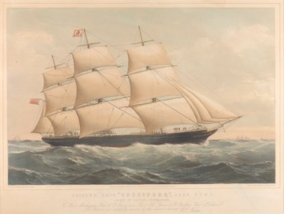 Clipper-skibet Cossipore 1226 tons af Thomas Goldsworth Dutton