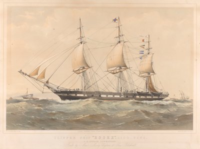 Clipper-skibet Essex 1100 tons af Thomas Goldsworth Dutton