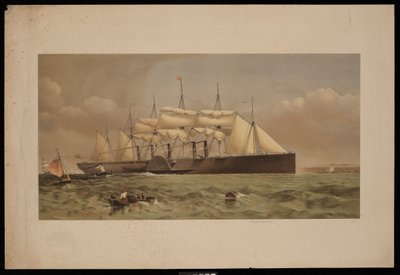 Dampskibet Great Eastern af Thomas Goldsworth Dutton