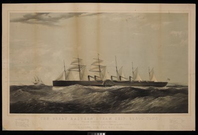 Det store østlige dampskib... William, Harrison, Esq, Commander, Konstrueret for Eastern Steam Navigation Company under ledelse af I K Brunel... af Thomas Goldsworth Dutton