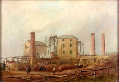 Hartley Colliery efter katastrofen, 1869 af Thomas H. Hair