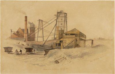 Hebburn Colliery, The C Pit af Thomas H. Hair