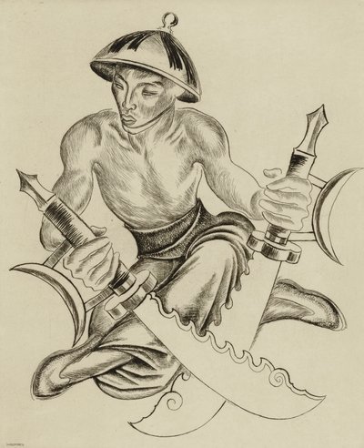 (Kinesisk mand) af Thomas Handforth
