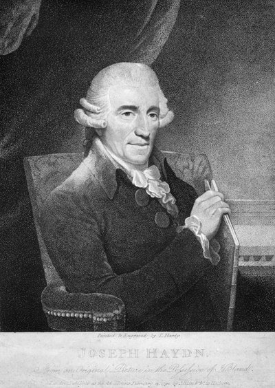 Joseph Haydn (kobberstik) af Thomas Hardy