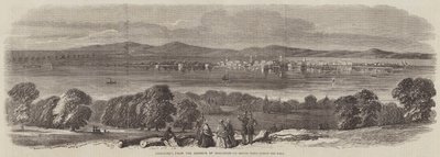Cronstadt, fra Orenbaums haver af Thomas Harrington Wilson