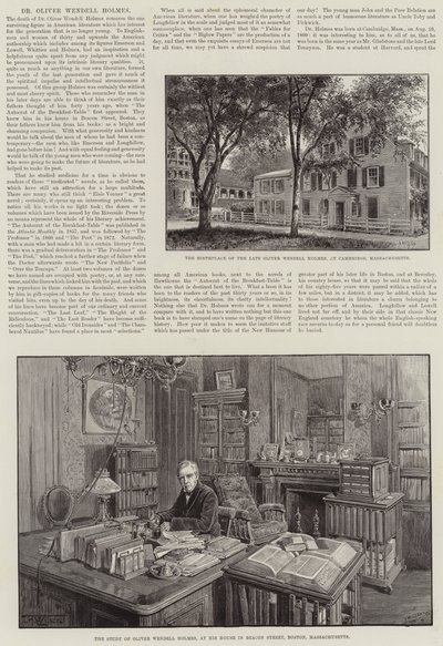 Dr. Oliver Wendell Holmes af Thomas Harrington Wilson
