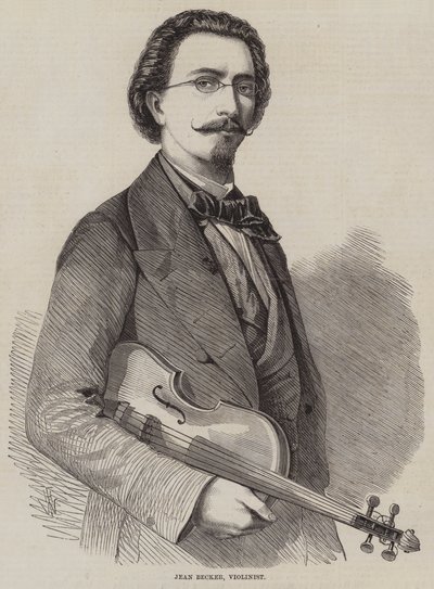 Jean Becker, violinist af Thomas Harrington Wilson