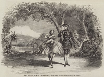 Scene fra balletten La Bresilienne, på Det Kongelige Italienske Operahus, Covent Garden af Thomas Harrington Wilson
