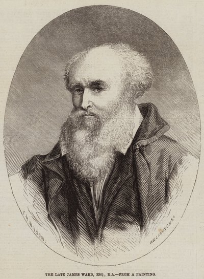 The Late James Ward, Esquire, RA af Thomas Harrington Wilson