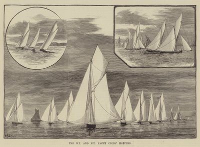 The Royal Thames og New Thames Yacht Clubs kampe af Thomas Harrington Wilson