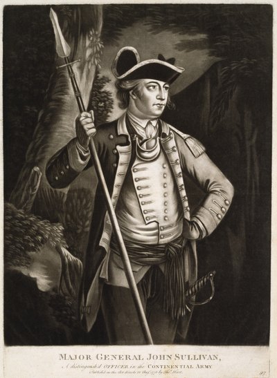 Generalmajor John Sullivan, en adskilt officer i den kontinuerlige (sic) hær af Thomas Hart