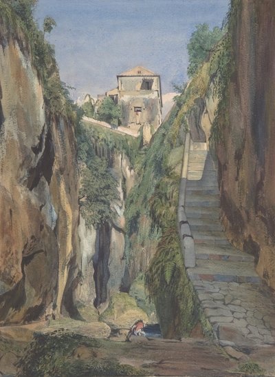 A Glen i Sorrento, midten af det 19. århundrede. af Thomas Hartley Cromek