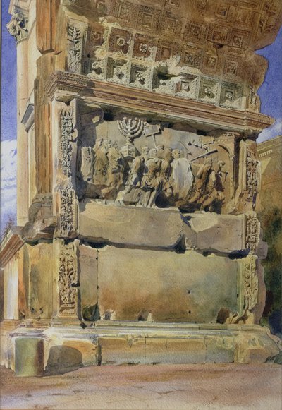 Titusbuen, Rom, 1842 af Thomas Hartley Cromek