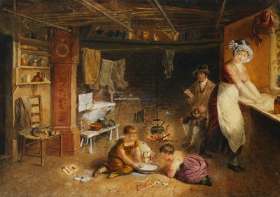 Arbejde og leg i køkkenet, af Thomas Heaphy