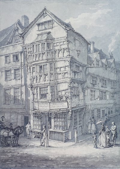 Chancery Lane, London, 1814 af Thomas Hearne