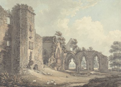 Ruinerne af College of Lincluden, nær Dumfries af Thomas Hearne