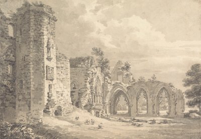 Ruinerne af College of Lincluden, nær Dumfries af Thomas Hearne