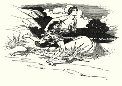 Slaget ved Marathon (litografi) af Thomas Heath Robinson