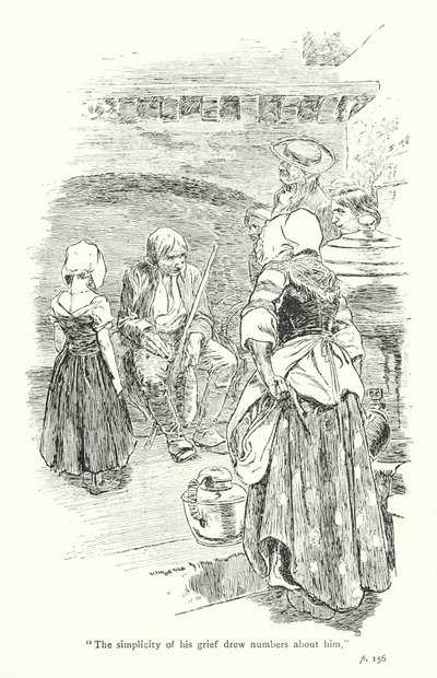 Illustration til A Sentimental Journey af Laurence Sterne (litografi) af Thomas Heath Robinson