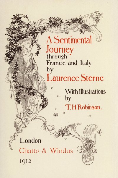 Illustration til A Sentimental Journey af Laurence Sterne (litografi) af Thomas Heath Robinson