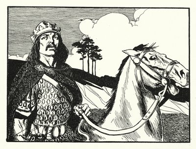 Kong Alfred (litografi) af Thomas Heath Robinson