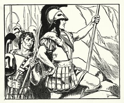 Leonidas (litografi) af Thomas Heath Robinson