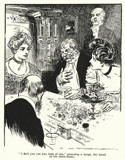 Professor forklarer sin opfindelse, Thoughtograph (litografi) af Thomas Heath Robinson