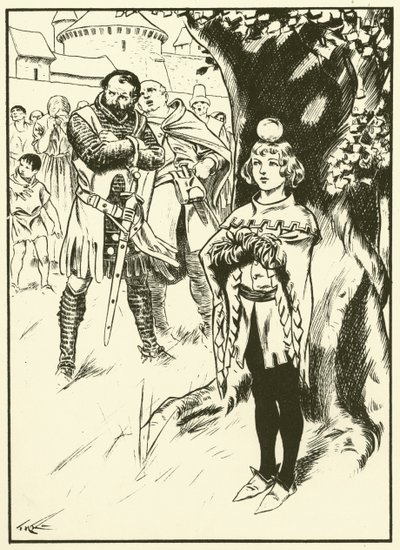 Tells søn og æblet (gravering) af Thomas Heath Robinson
