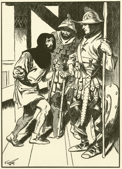 Kulbrænderen på slottet (kobberstik) af Thomas Heath Robinson