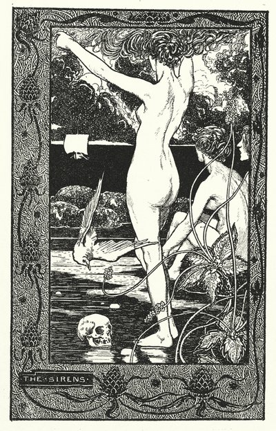 Sirenerne (litografi) af Thomas Heath Robinson