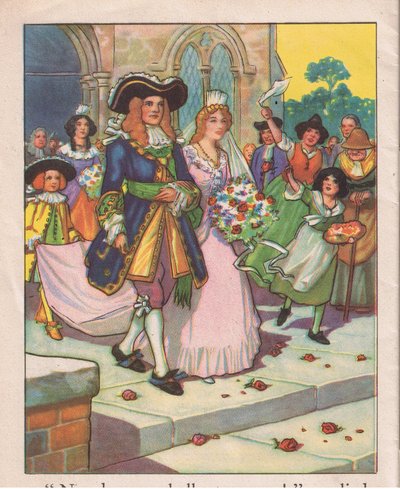 Brylluppet (litografi) af Thomas Heath Robinson