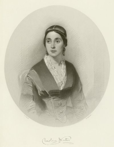Caroline Norton af Thomas Heathfield Carrick
