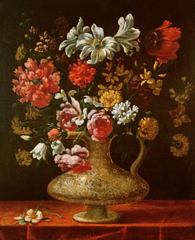 Stilleben med blomster af Thomas Hiepes