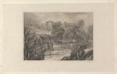 Egglestone Abbey, nær Barnard Castle af Thomas Higham