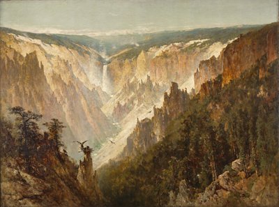 Yellowstones Grand Canyon, ca. 1884 af Thomas Hill