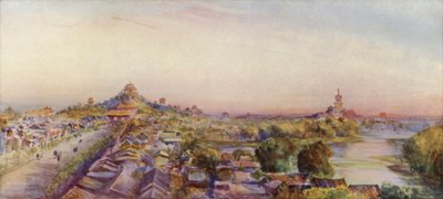 Peking, set fra trommeltårnet af Thomas Hodgson Liddell