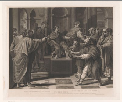 Elymas blev ramt af blindhed af Paulus Troldmanden Elymas slog med blindhed (titel på objektet) Tryk efter Raphael (serietitel) The Raphael Cartoons (serietitel) af Thomas Holloway